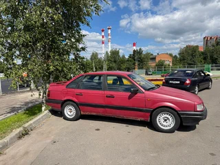 1991 Volkswagen Passat B3, красный, 90000 рублей, вид 4