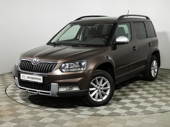 2014 Skoda Yeti I Рестайлинг, коричневый, 1029700 рублей