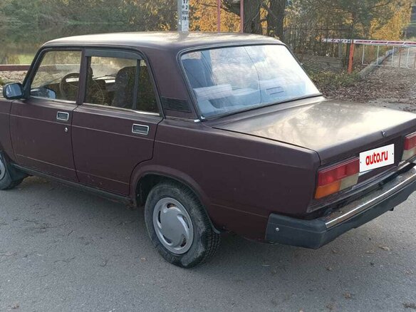 2007 Lada (ВАЗ) 2107, пурпурный, 170000 рублей - вид 5