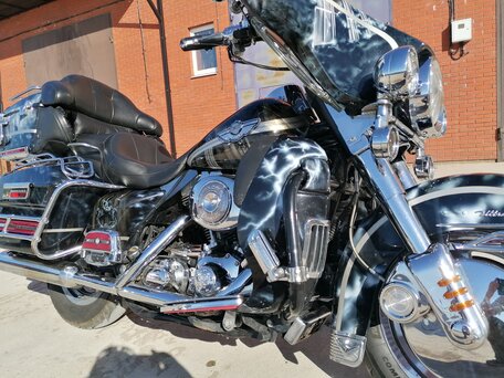 2003 Harley-Davidson Electra Glide, чёрный, 800000 рублей, вид 2