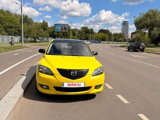 2006 Mazda 3 I (BK) Рестайлинг, жёлтый, 450000 рублей, вид 2