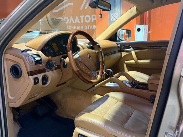 2007 Porsche Cayenne I Рестайлинг (957), бежевый, 1700000 рублей - вид 8