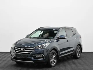 2017 Hyundai Santa Fe III Рестайлинг, синий, 1899000 рублей, вид 3
