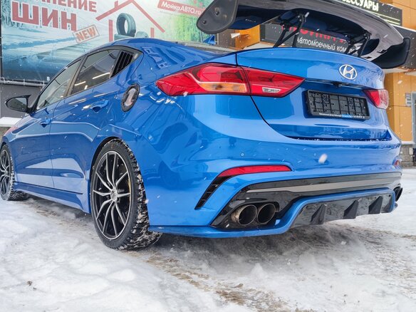 2017 Hyundai Avante VI, синий, 1780000 рублей - вид 6