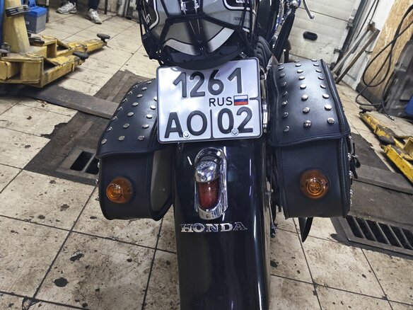 1996 Honda Steed 400, чёрный, 250000 рублей - вид 5