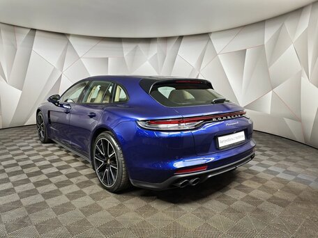 2021 Porsche Panamera 4 Sport Turismo II Рестайлинг, синий, 7850000 рублей, вид 4