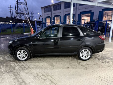 2019 Lada (ВАЗ) Granta I Рестайлинг, чёрный, 709000 рублей, вид 2