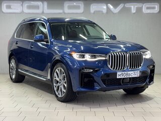 2022 BMW X7 40i I (G07), синий, 9590000 рублей, вид 3