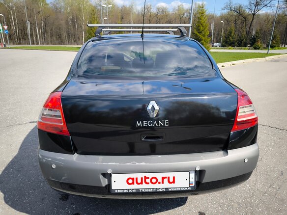 2006 Renault Megane II Рестайлинг, чёрный, 480000 рублей - вид 5
