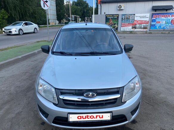 2015 Lada (ВАЗ) Granta I, серебристый, 460000 рублей - вид 1