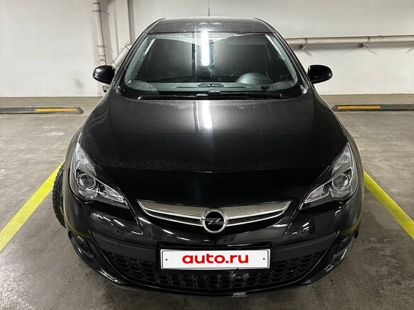 2012 Opel Astra GTC J Рестайлинг, чёрный, 625000 рублей - вид 1