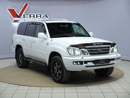 2003 Lexus LX 470 II Рестайлинг, белый, 1650000 рублей, вид 3