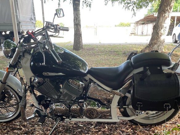 1999 Yamaha XVS400 Drag Star, чёрный, 420000 рублей - вид 8