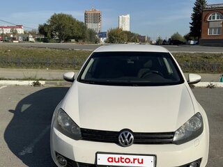 2012 Volkswagen Golf VI, белый, 860000 рублей, вид 1