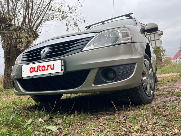 2010 Renault Logan I Рестайлинг, бежевый, 425000 рублей - вид 9