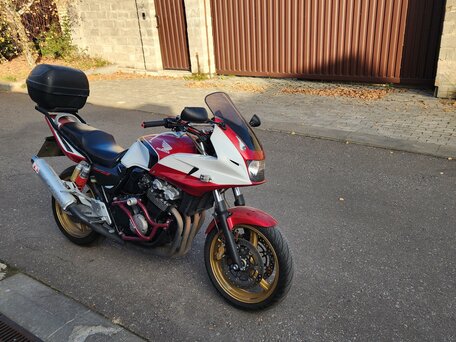 2006 Honda CB 400 Super Four, красный, 290000 рублей, вид 2