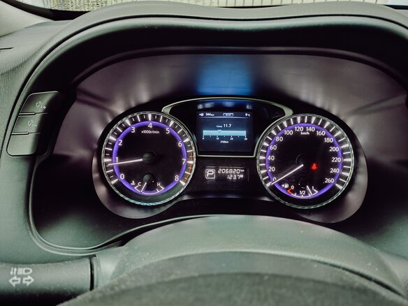 2013 Infiniti JX JX35, чёрный - вид 7