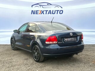 2014 Volkswagen Polo V, синий, 876400 рублей, вид 3