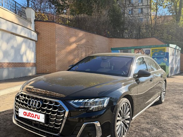 2022 Audi A8 Long 50 TDI IV (D5) Рестайлинг, чёрный, 12500000 рублей - вид 1