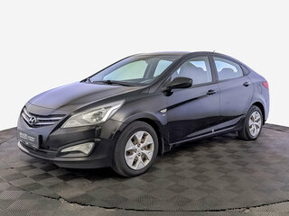2016 Hyundai Solaris I Рестайлинг, чёрный, 865000 рублей, вид 1