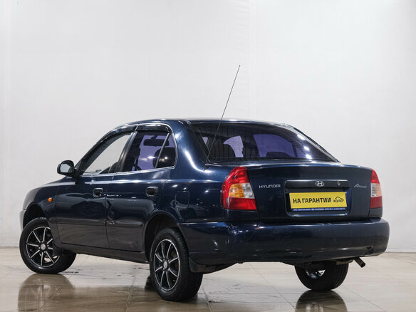 2008 Hyundai Accent ТагАЗ II, синий - вид 3