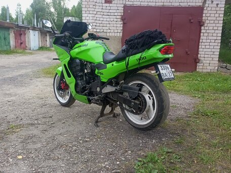 1997 Kawasaki GPZ 1100, зелёный, 250000 рублей, вид 5