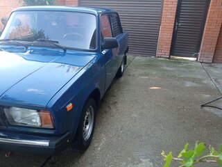 2009 Lada (ВАЗ) 2107, синий, 200000 рублей, вид 2