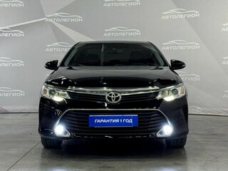2016 Toyota Camry VII (XV50) Рестайлинг, чёрный, 2050000 рублей, вид 4