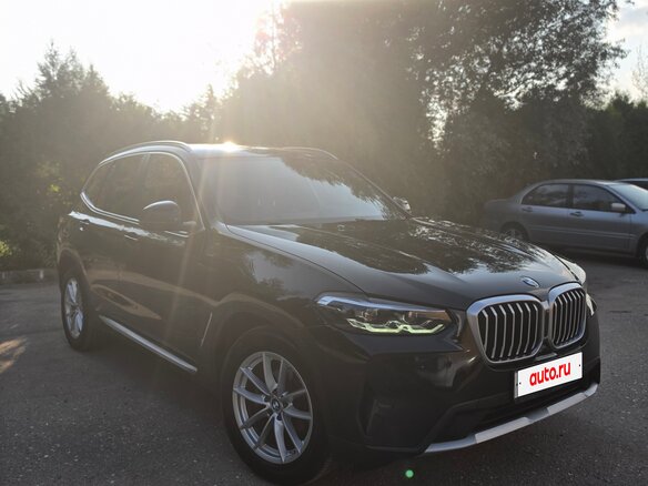 2021 BMW X3 20d xDrive III (G01) Рестайлинг, чёрный - вид 2