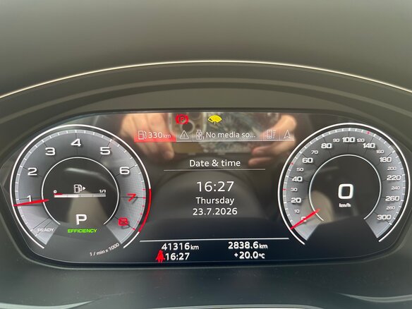 2020 Audi A4 45 TFSI Long V (B9) Рестайлинг, серый - вид 6