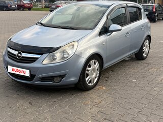 2008 Opel Corsa D, голубой, 399000 рублей, вид 1