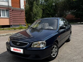 2008 Hyundai Accent ТагАЗ II, синий, 329000 рублей, вид 1