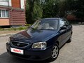 2008 Hyundai Accent ТагАЗ II, синий, 329000 рублей