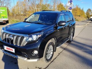 2017 Toyota Land Cruiser Prado 150 Series Рестайлинг 1, чёрный, 3510000 рублей, вид 1