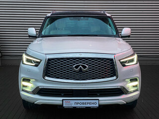 2018 Infiniti QX80 I Рестайлинг 2, белый, 3680000 рублей, вид 2