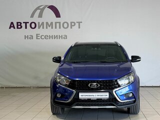 2021 Lada (ВАЗ) Vesta SW Cross I, синий, 1200000 рублей, вид 2