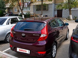 2011 Hyundai Solaris I, фиолетовый, 690000 рублей, вид 4