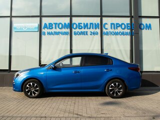 2019 Kia Rio IV, синий, 1425000 рублей, вид 2