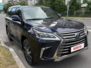 2018 Lexus LX 570 III Рестайлинг 2, синий, 9000000 рублей, вид 2