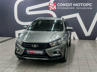 2019 Lada (ВАЗ) Vesta SW Cross I, серый, 1069900 рублей, вид 4