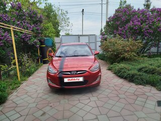 2011 Hyundai Solaris I, красный, 850000 рублей, вид 2