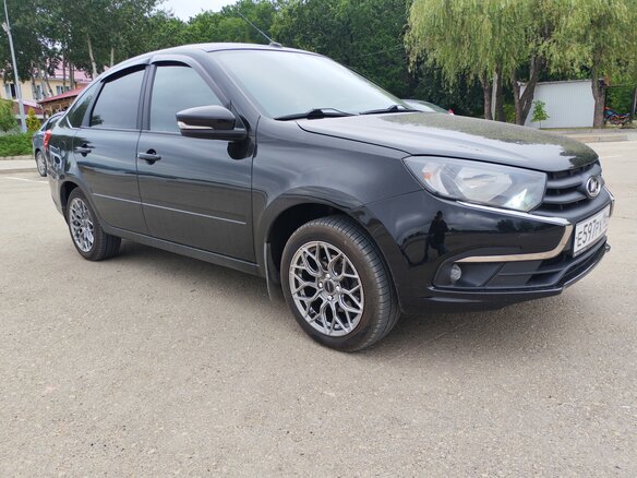 2022 Lada (ВАЗ) Granta I Рестайлинг, чёрный