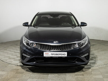 2018 Kia Optima IV Рестайлинг, синий, 1699777 рублей, вид 2