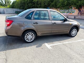 2014 Lada (ВАЗ) Granta I, коричневый, 475000 рублей, вид 4