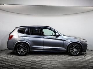 2017 BMW X3 20i xDrive II (F25) Рестайлинг, серый, 1989777 рублей, вид 4