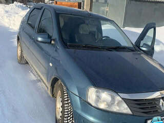 2013 Renault Logan I Рестайлинг, синий, 420000 рублей, вид 2