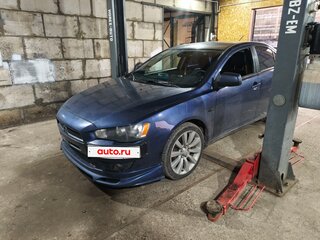 2008 Mitsubishi Lancer X, синий, 850000 рублей, вид 1