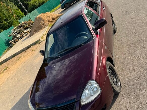 2008 Lada (ВАЗ) Priora I, пурпурный - вид 2