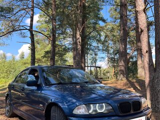 2001 BMW 3 серии 318i IV (E46), синий, 370000 рублей, вид 4