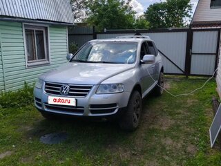 2005 Volkswagen Touareg I, серебристый, 700000 рублей, вид 4